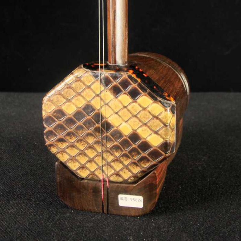 明清旧料老红木扁八角二胡95826（现货）
